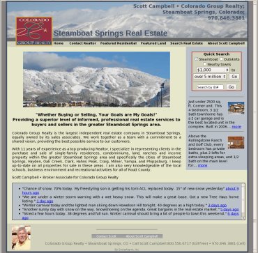 Sample of steamboatforsale.com